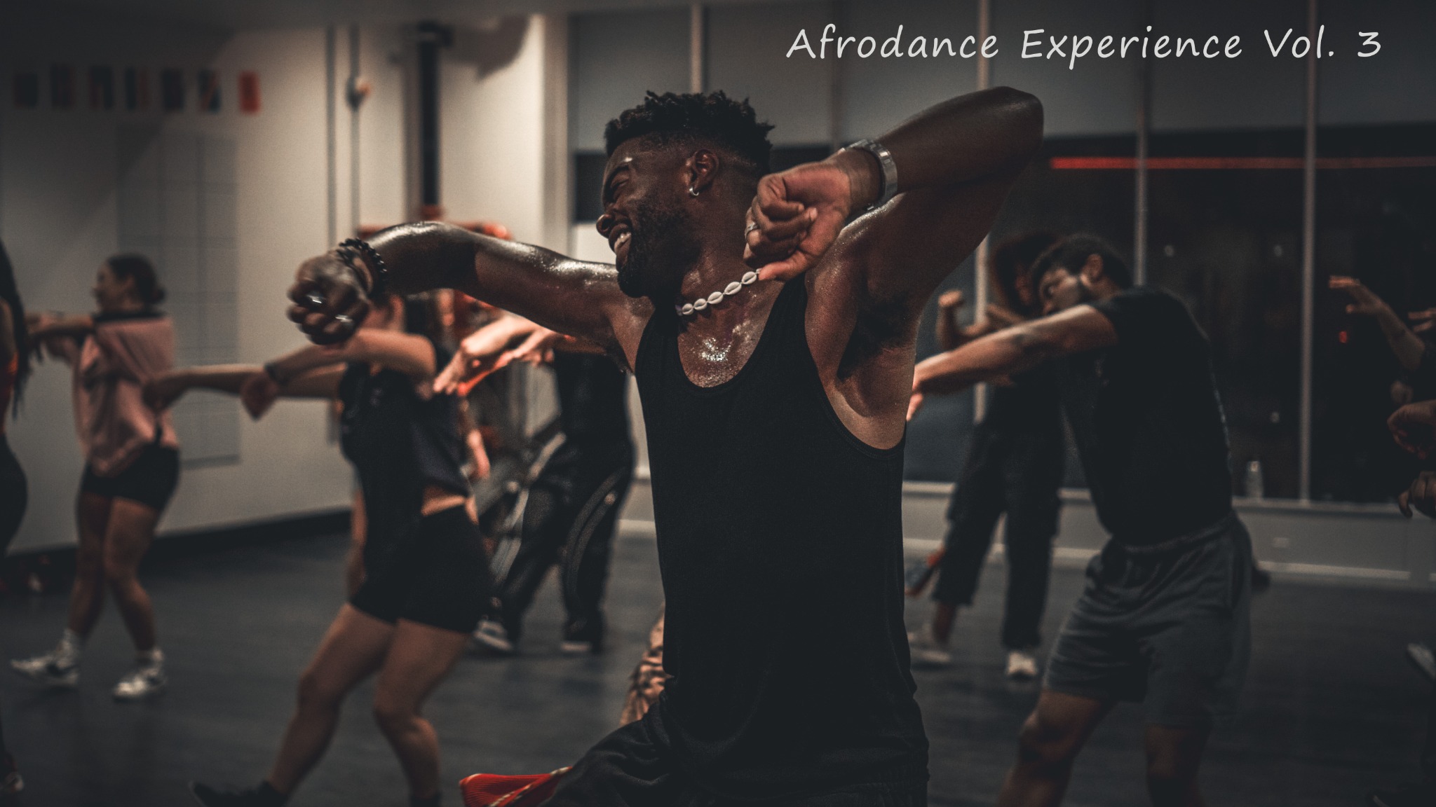 Afrodance Experience instructor leading dancers through movement